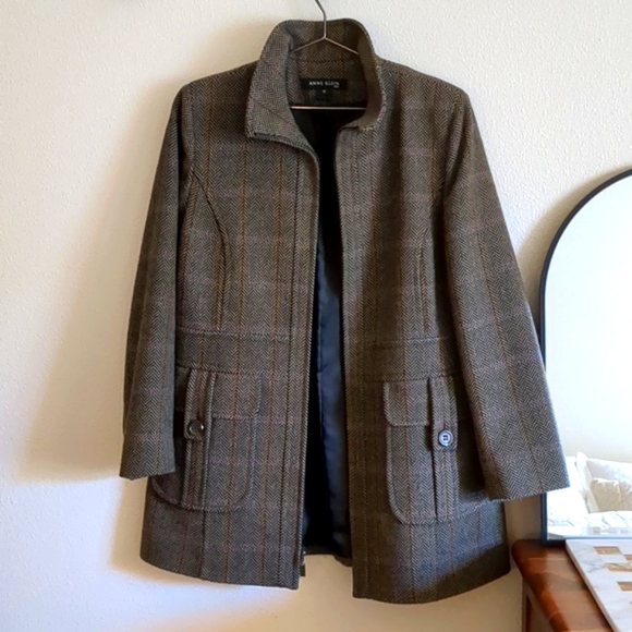 Anne Klein 100% wool coat size 12 - Picture 4 of 16